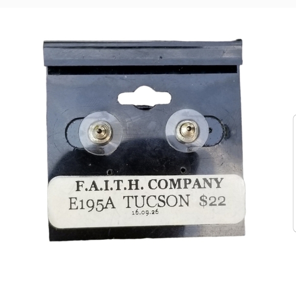 F.A.I.T.H BRAND NWT SILVERTONED & AUSTRIAN CRYSTAL EARRINGS - Picture 5 of 5